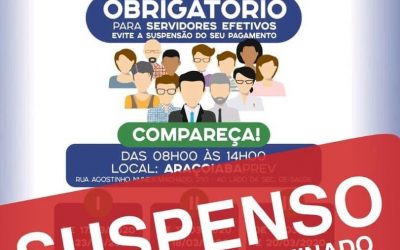 Censo Previdenciário suspenso por prazo indeterminado