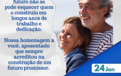 Nossa homenagem a você aposentado!